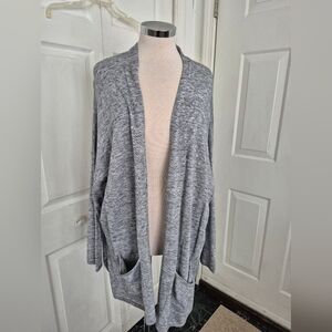 J Jill Pure Jill Marled Cardigan 3X Onyx Multi colored NWT